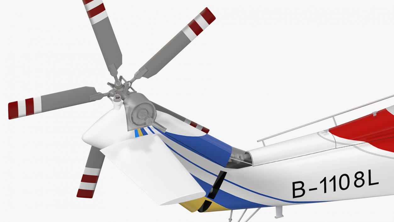 Avicopter AC313 Civilian Helicopter Rigged 3D