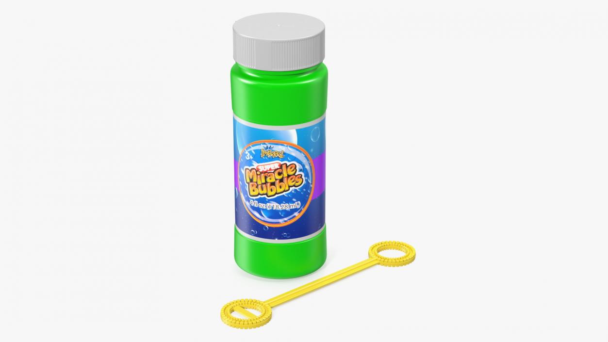 3D model Bubble Bottle with Wand Blower