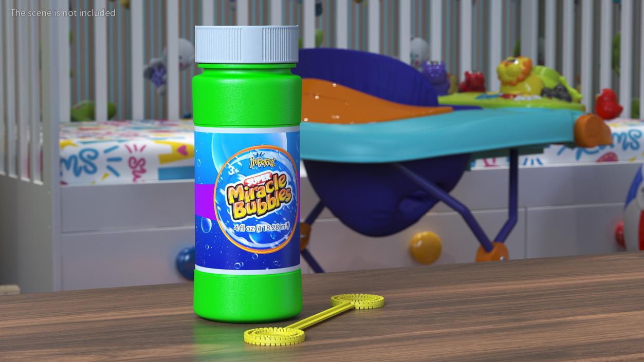 3D model Bubble Bottle with Wand Blower