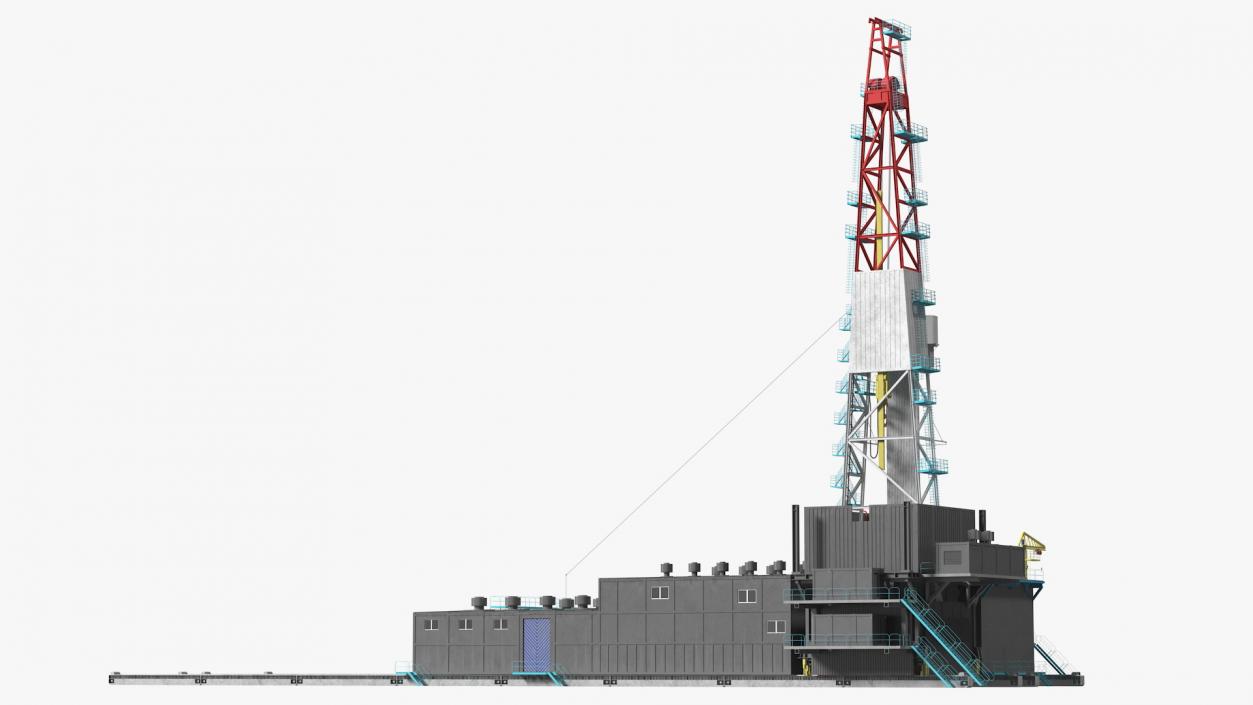 Sectional Drilling Rig 3D