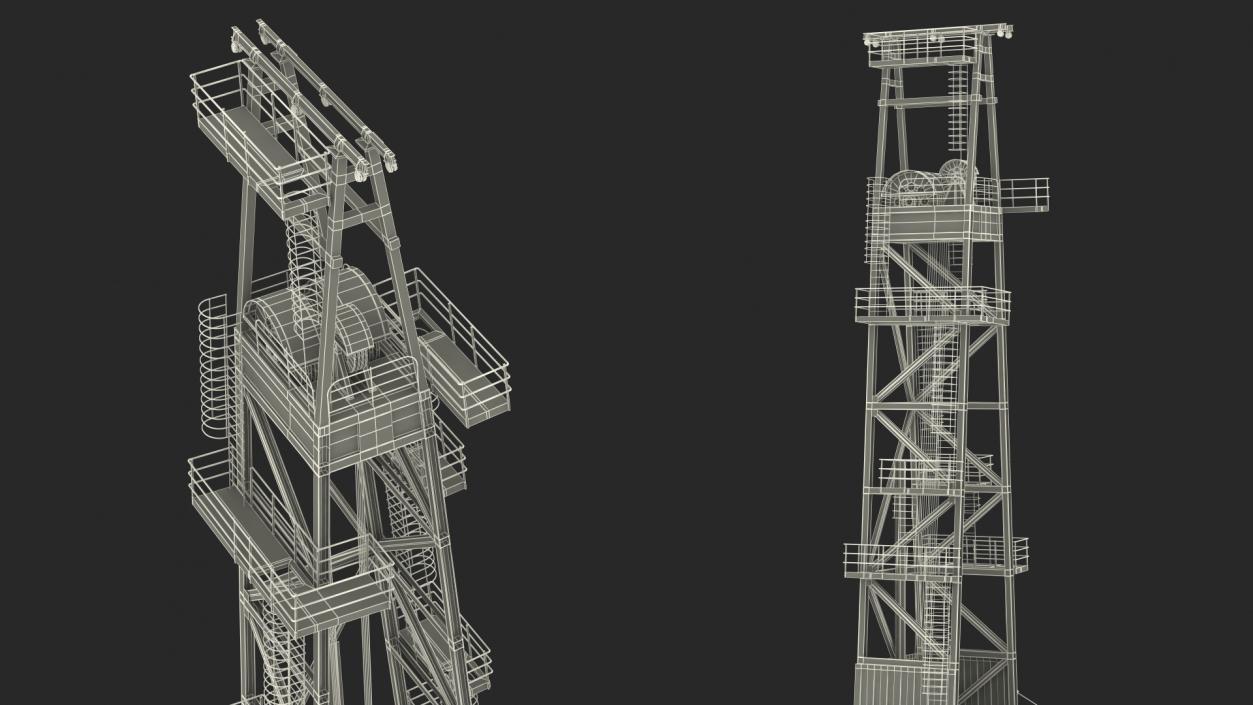 Sectional Drilling Rig 3D