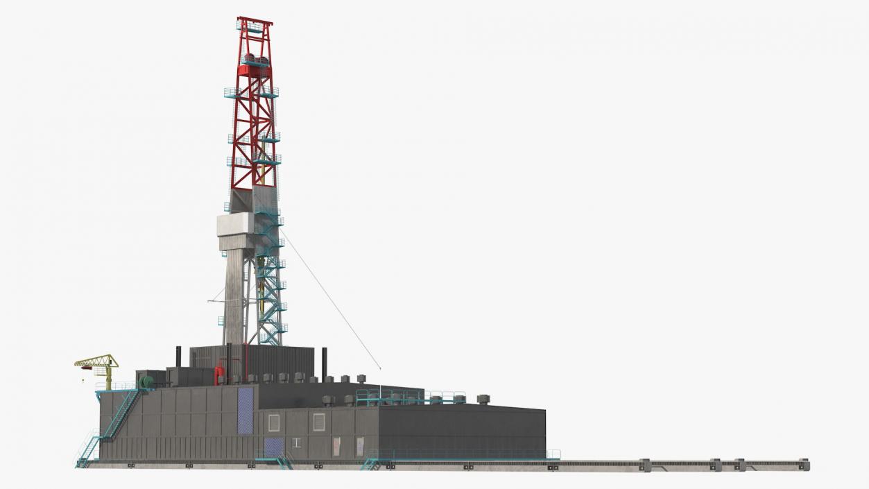 Sectional Drilling Rig 3D