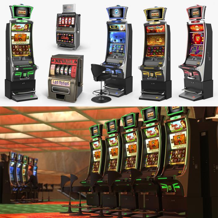 3D Casino Slot Machines Collection