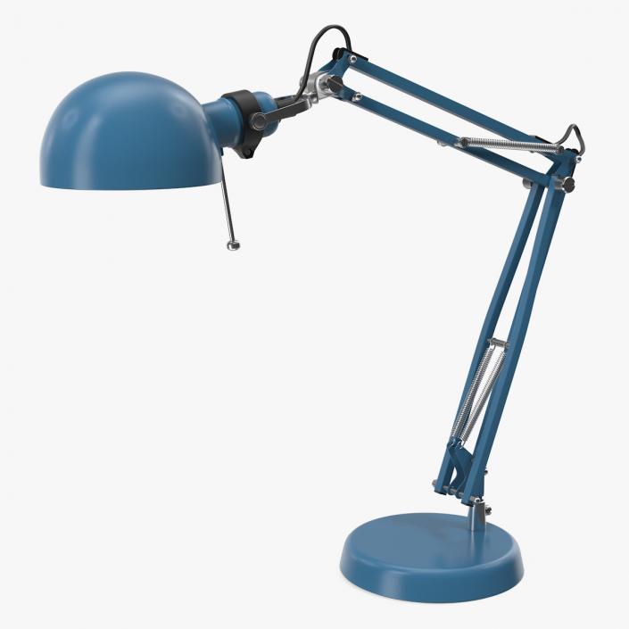 Desk Lamp Blue 3D model