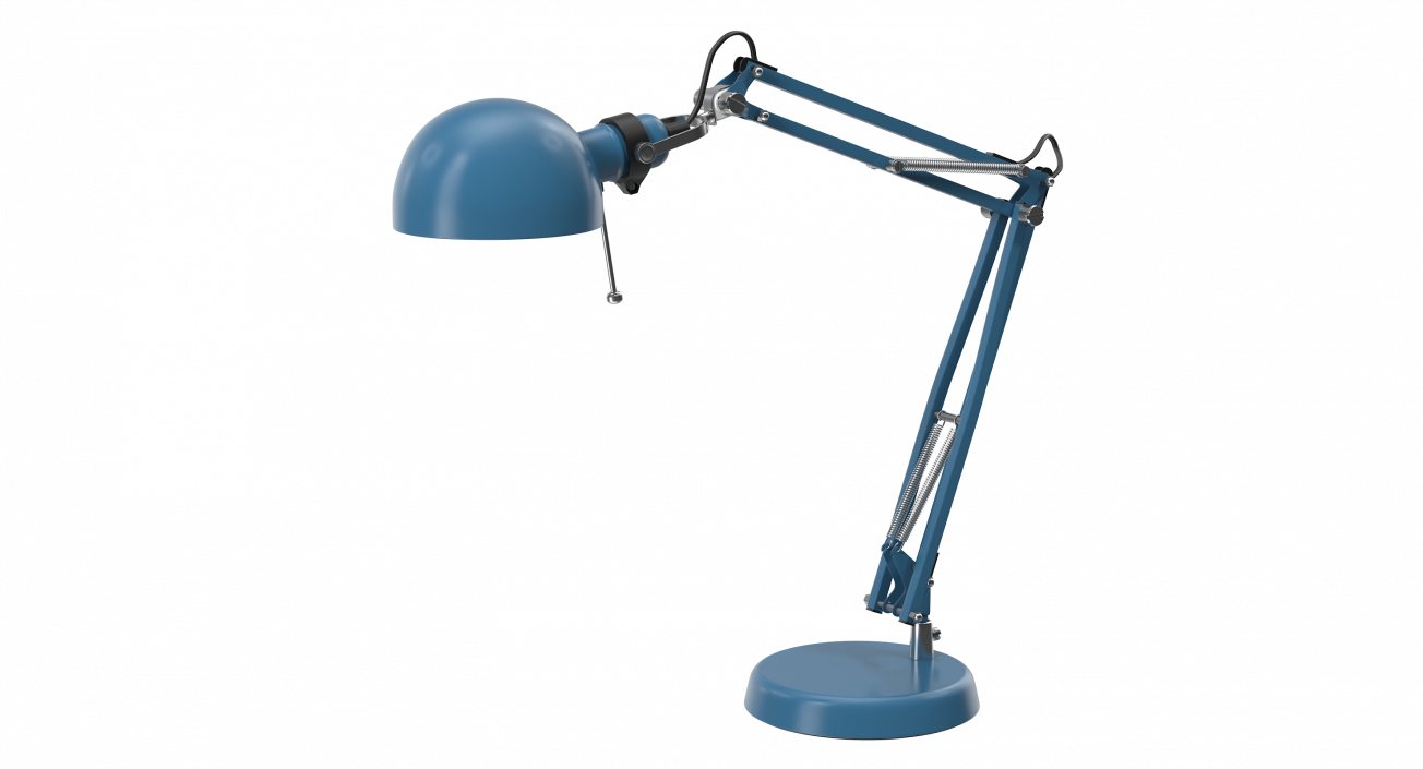 Desk Lamp Blue 3D model