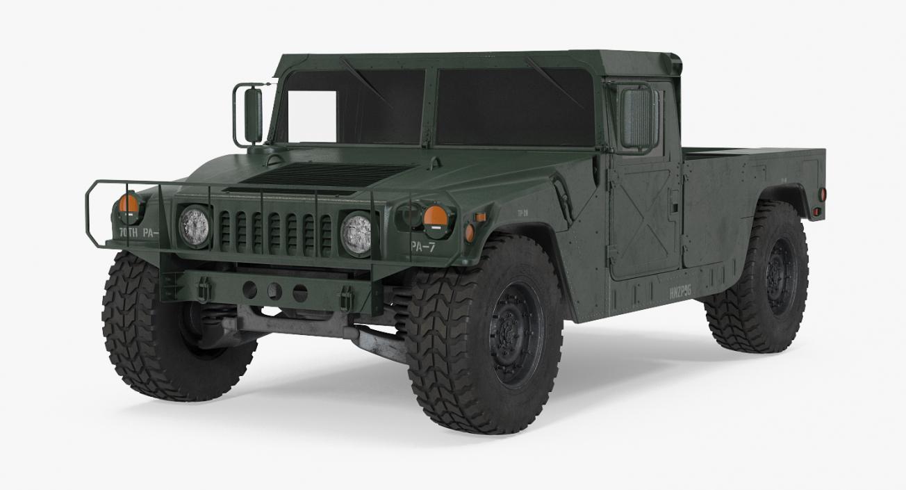 HMMWV M998 Rigged 3D