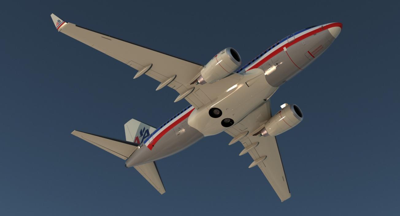 Boeing 737 with Interior and Cockpit Collection 3D