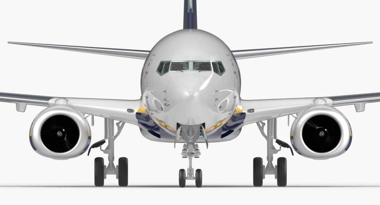 Boeing 737 with Interior and Cockpit Collection 3D