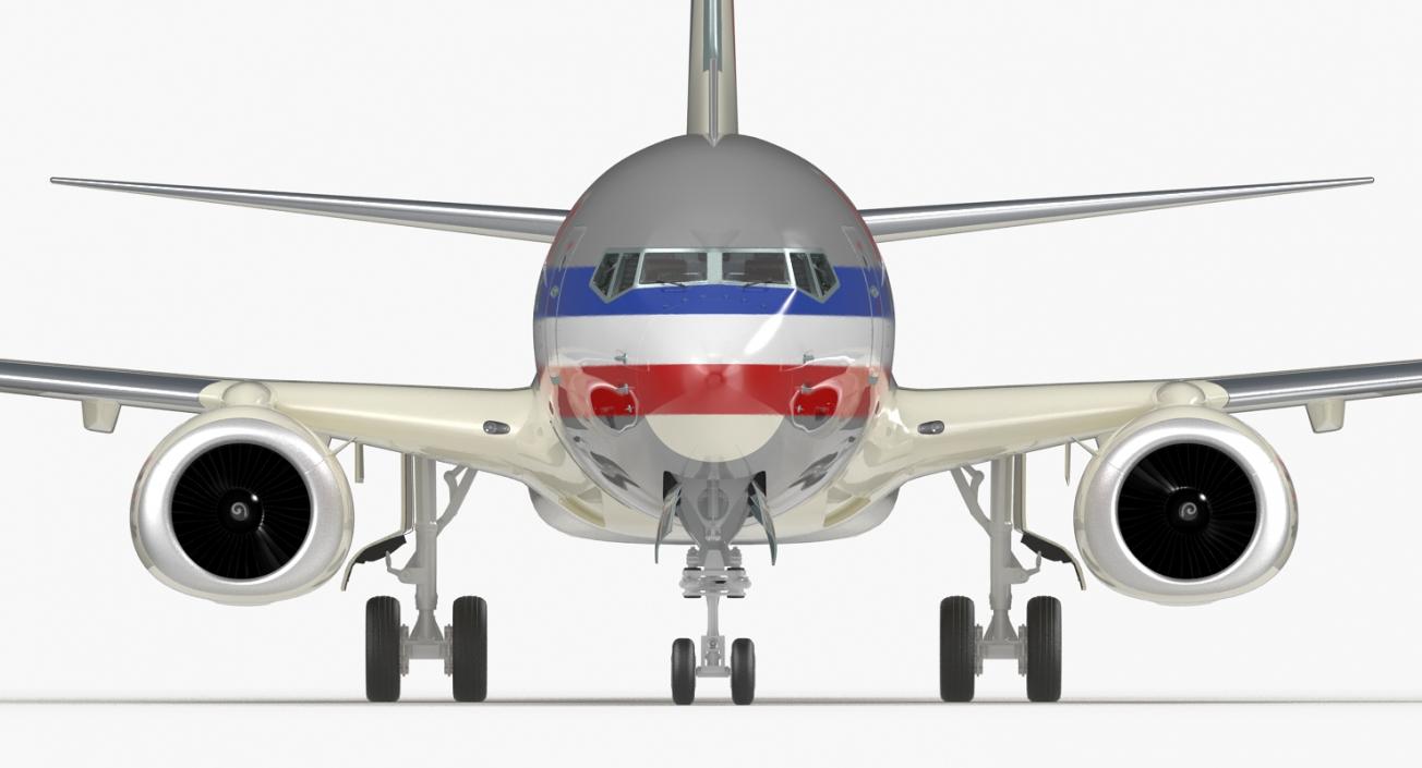 Boeing 737 with Interior and Cockpit Collection 3D