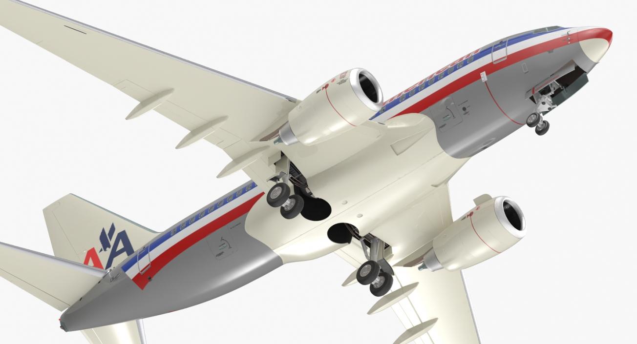 Boeing 737 with Interior and Cockpit Collection 3D