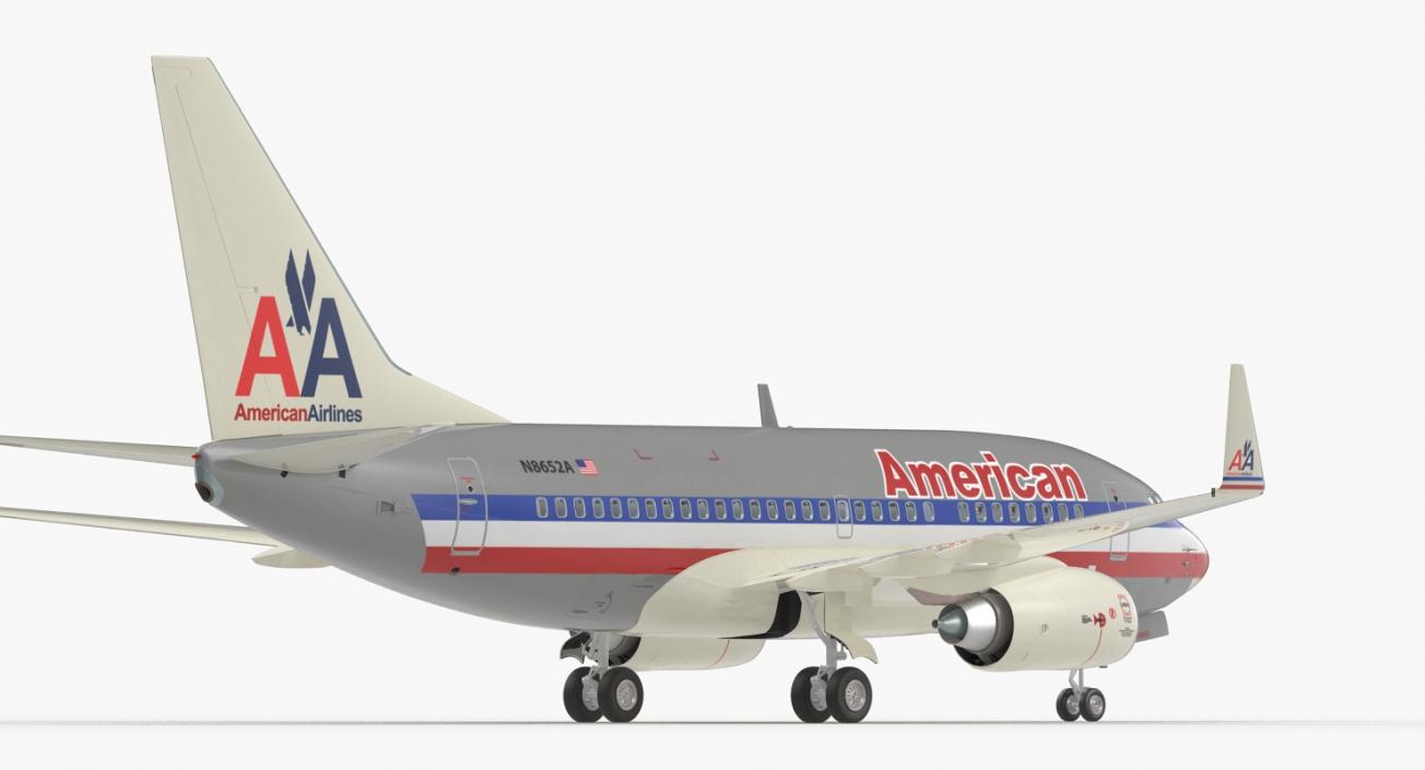 Boeing 737 with Interior and Cockpit Collection 3D