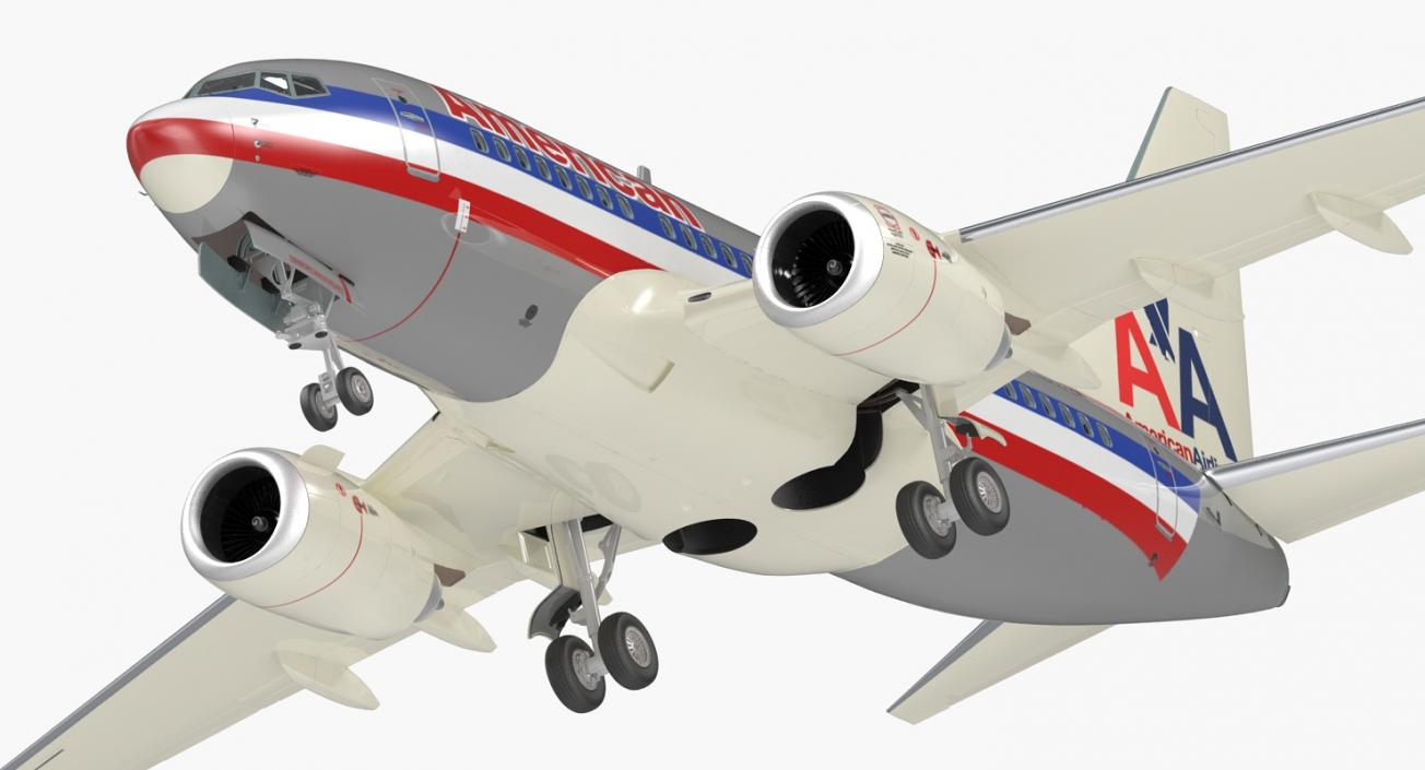 Boeing 737 with Interior and Cockpit Collection 3D