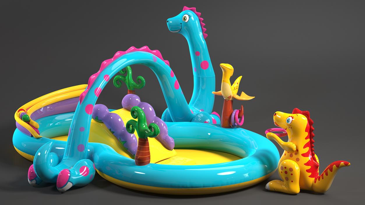 3D Dinoland Inflatable Play Center