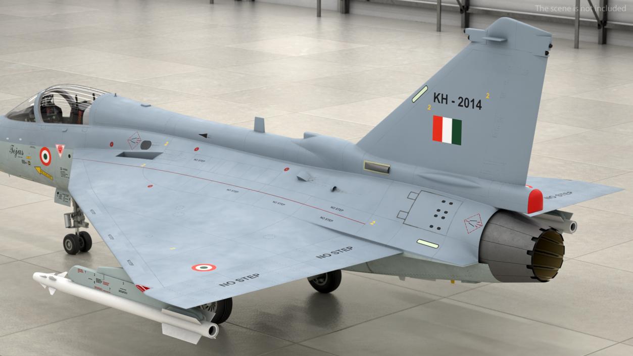 3D HAL Tejas Multirole Light Fighter model