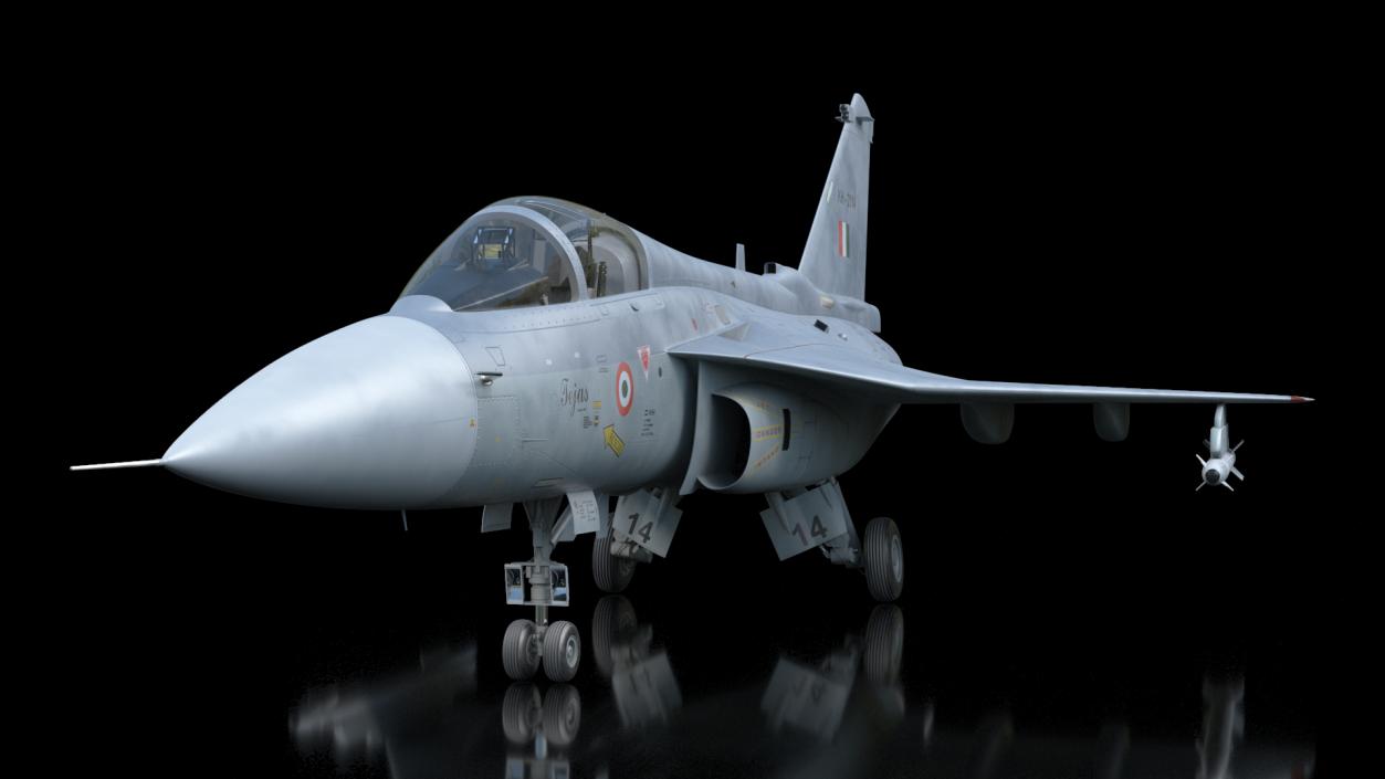 3D HAL Tejas Multirole Light Fighter model