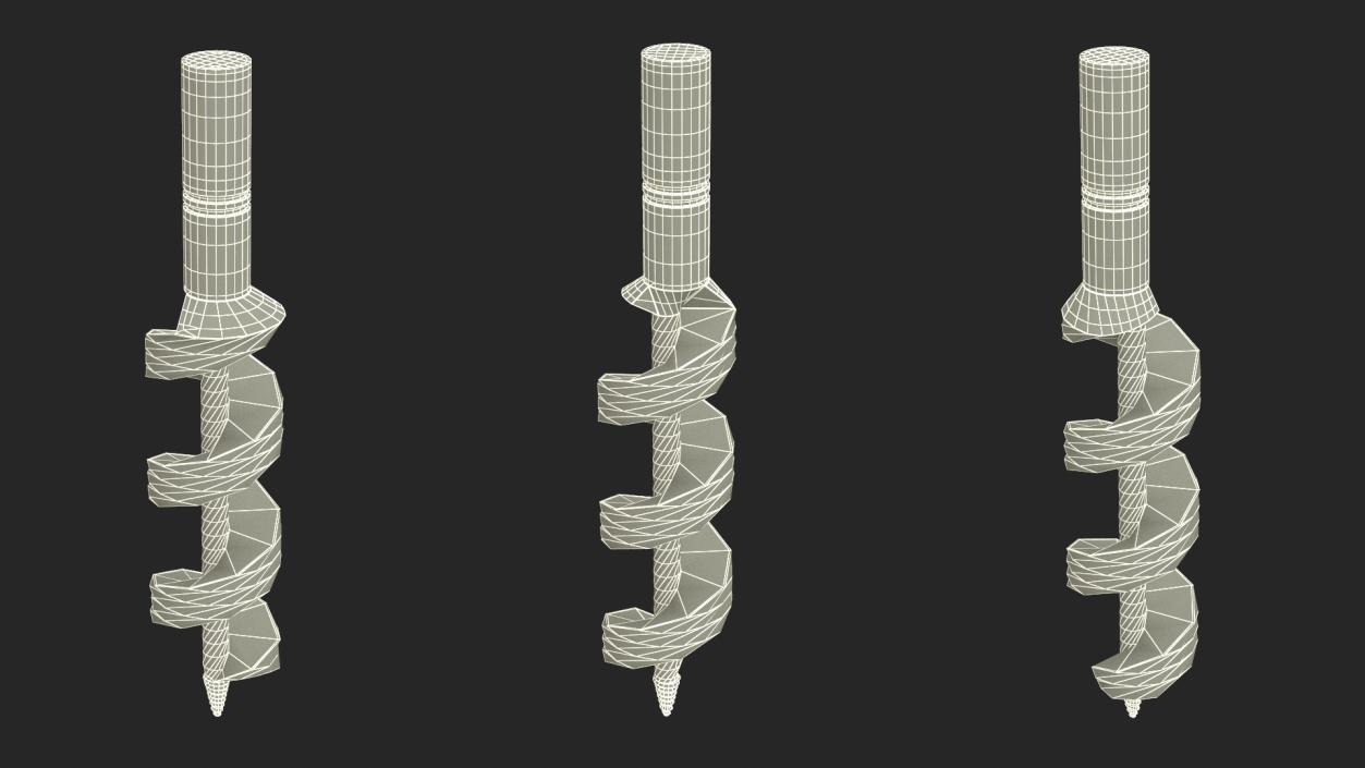 3D model Auger Drill Bit