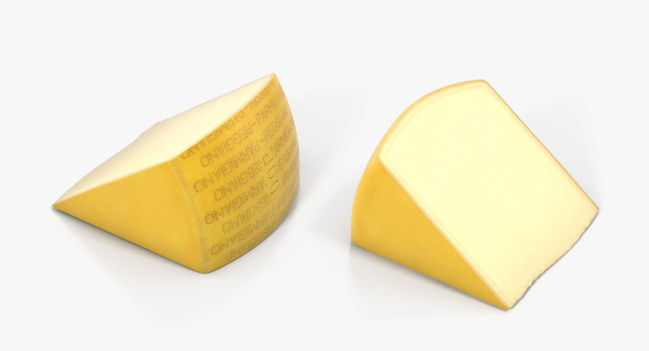 Wheel Of Cheese With Piece Cut Out 3D model