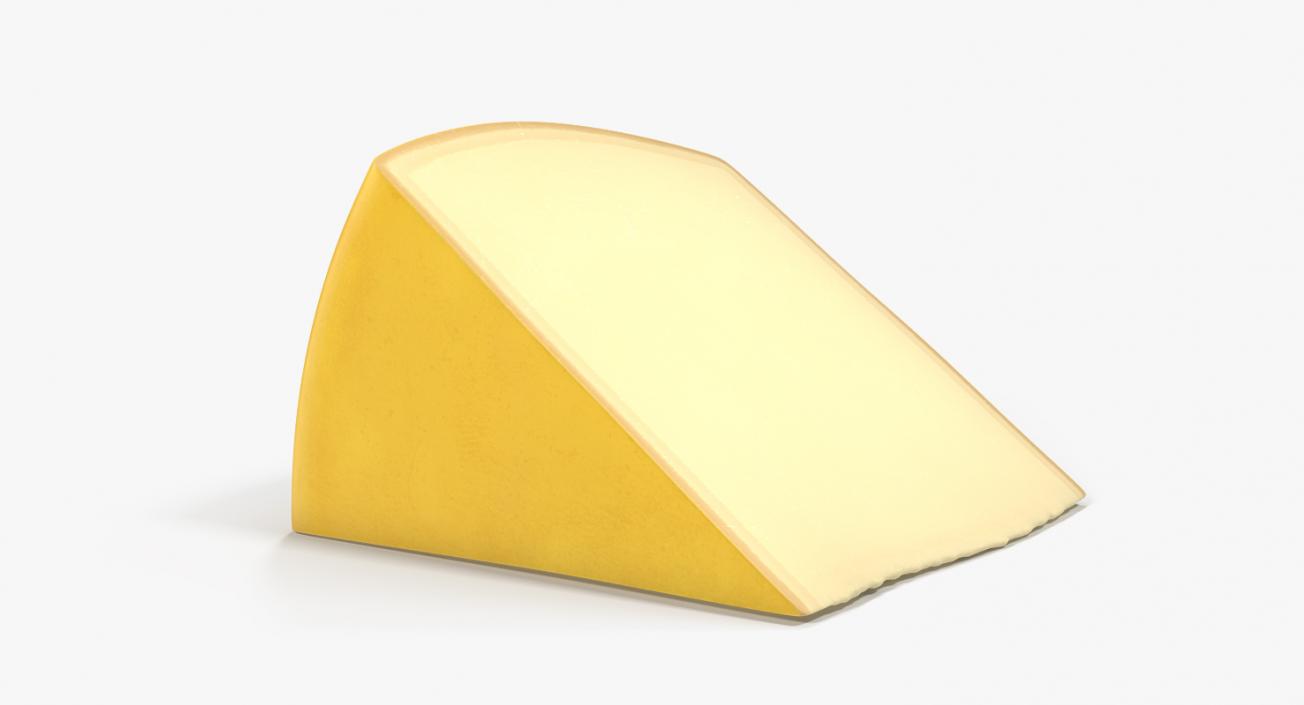 Wheel Of Cheese With Piece Cut Out 3D model