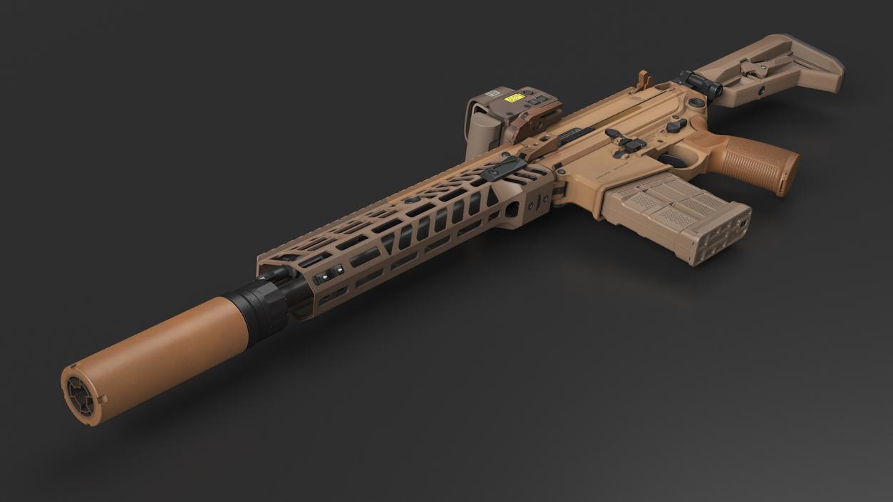 3D SIG XM7 Assault Rifle 2 model