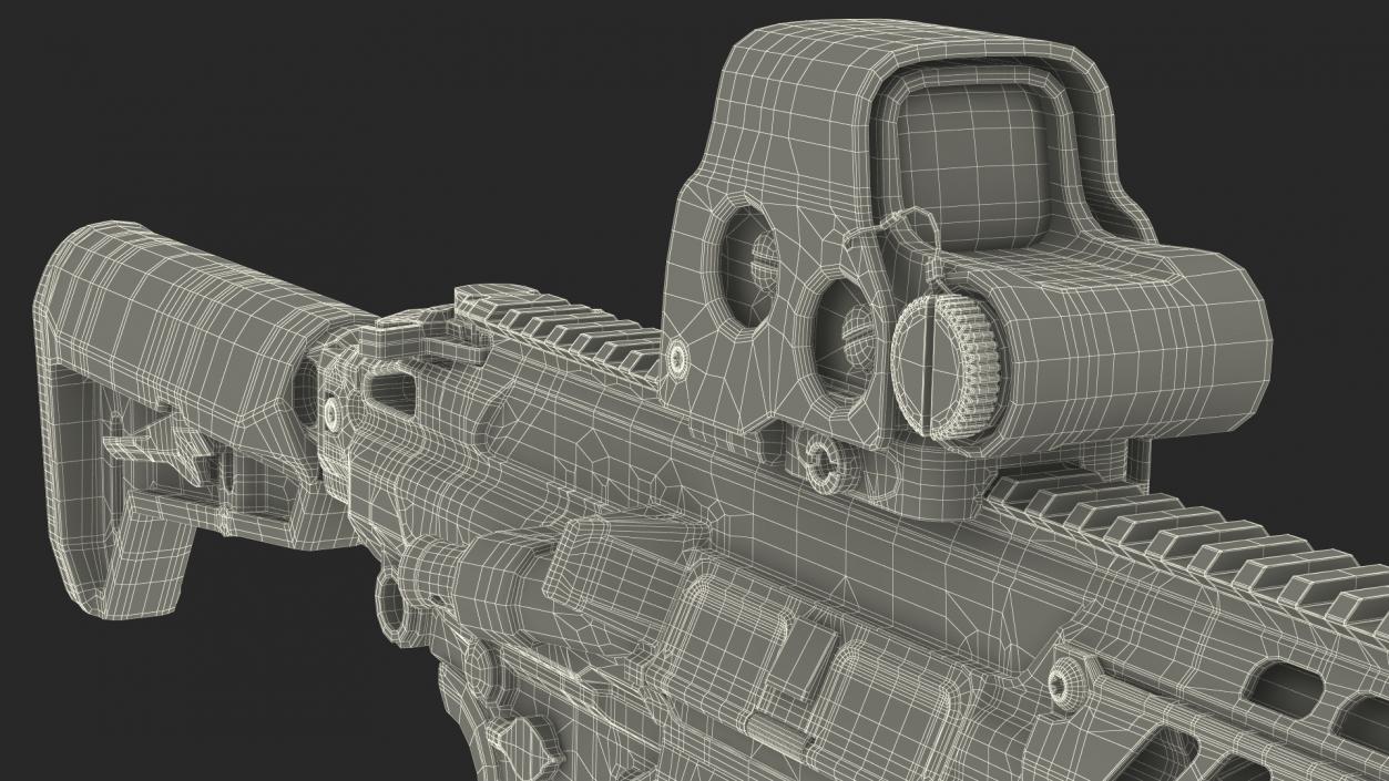 3D SIG XM7 Assault Rifle 2 model