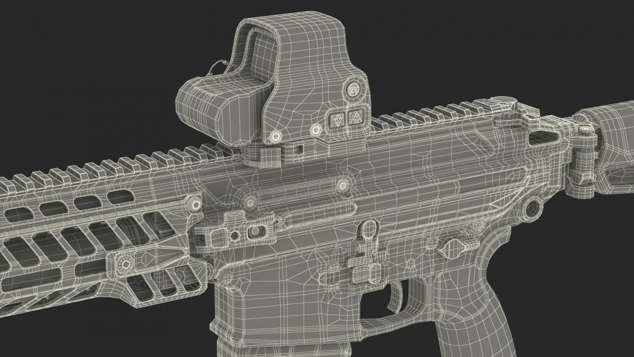 3D SIG XM7 Assault Rifle 2 model