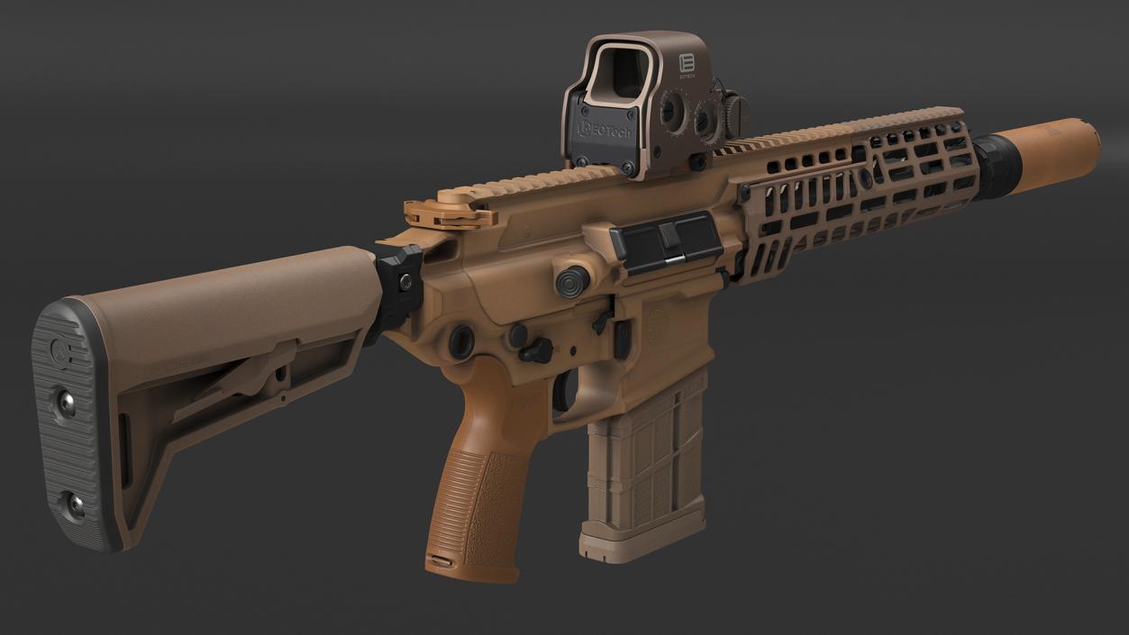 3D SIG XM7 Assault Rifle 2 model