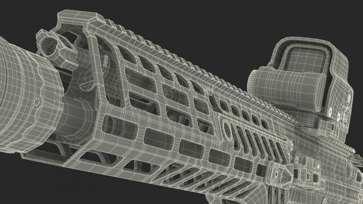 3D SIG XM7 Assault Rifle 2 model