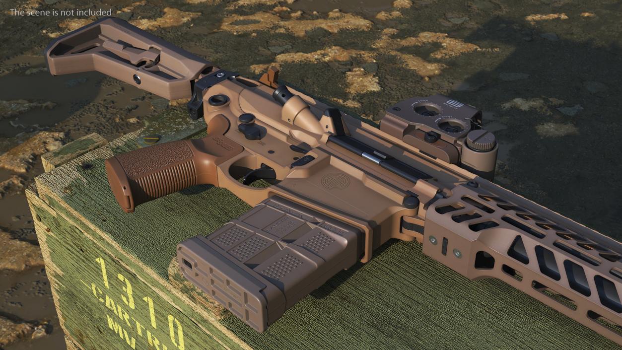 3D SIG XM7 Assault Rifle 2 model