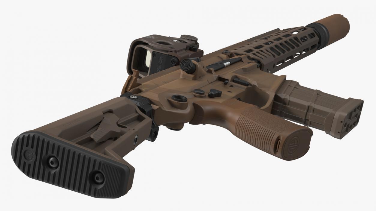 3D SIG XM7 Assault Rifle 2 model