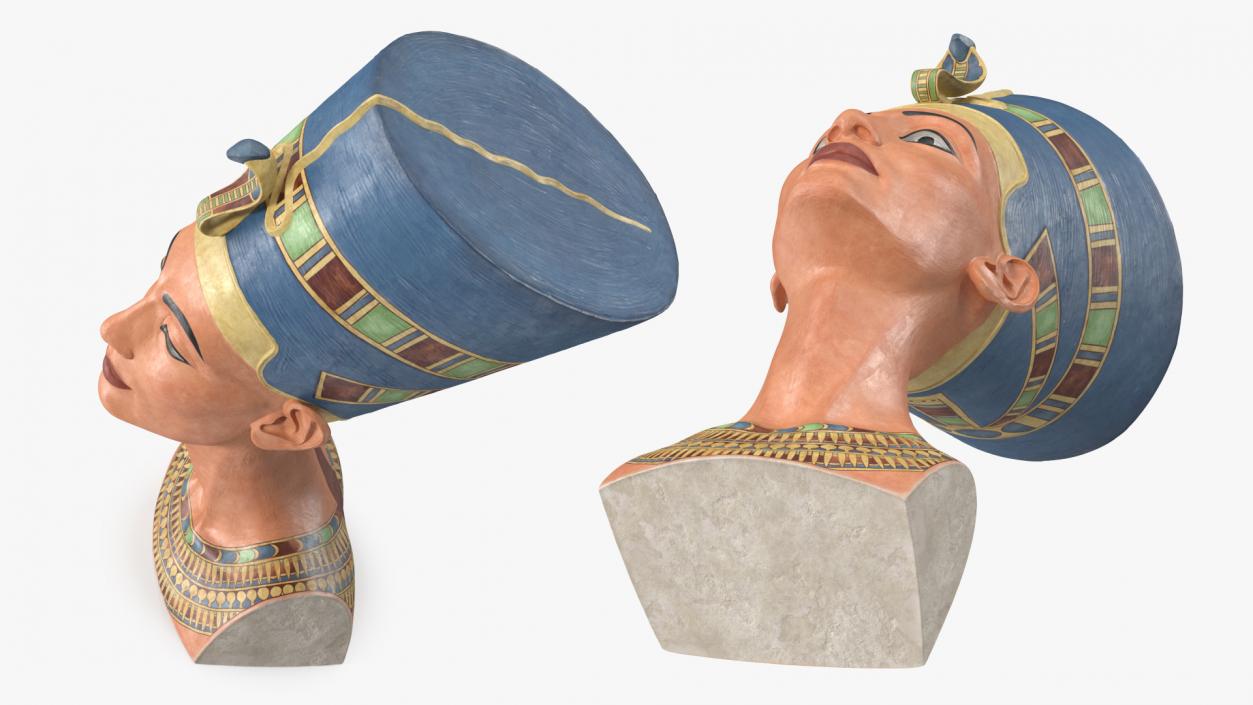 3D Pharaoh Heads Collection 2