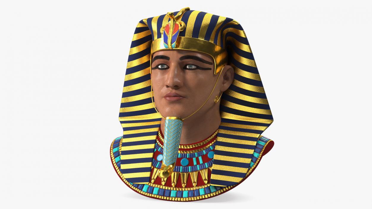 3D Pharaoh Heads Collection 2