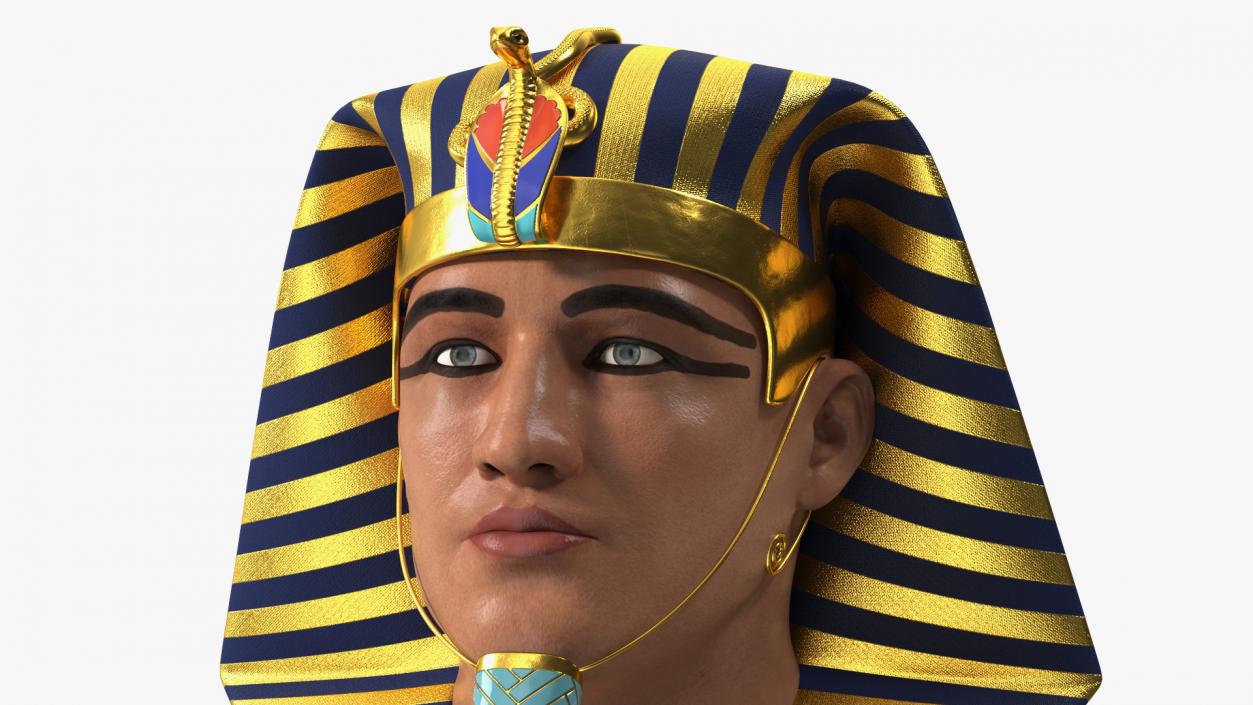 3D Pharaoh Heads Collection 2