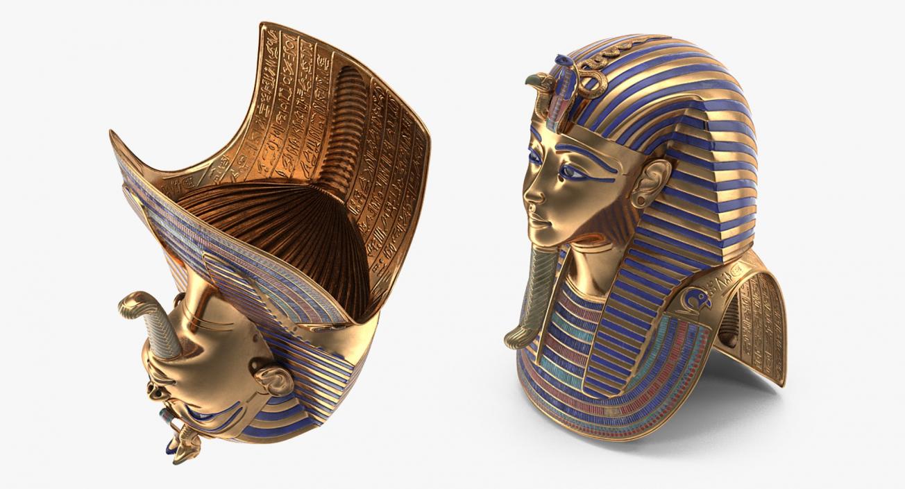 3D Pharaoh Heads Collection 2