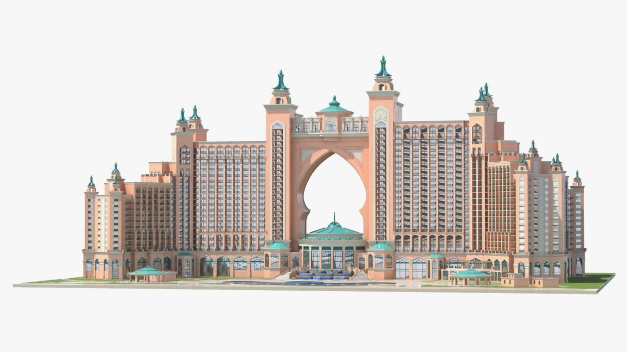 Atlantis Palm Dubai Luxury Hotel 3D