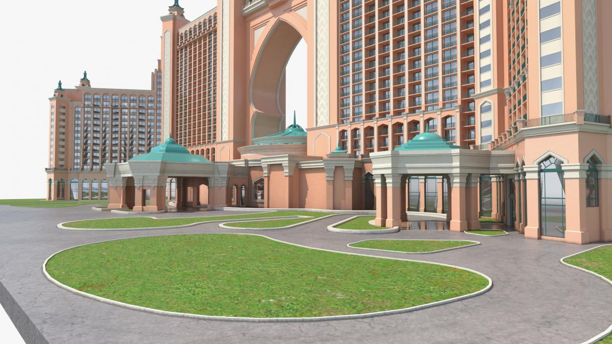 Atlantis Palm Dubai Luxury Hotel 3D