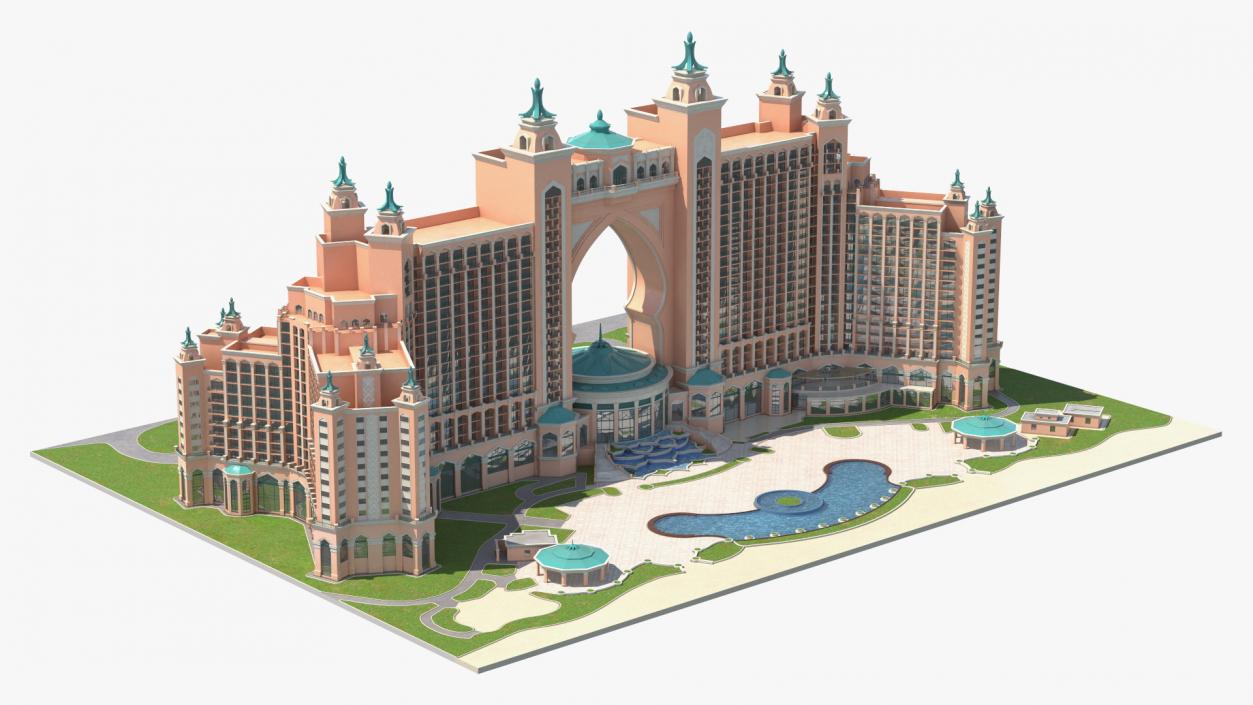 Atlantis Palm Dubai Luxury Hotel 3D