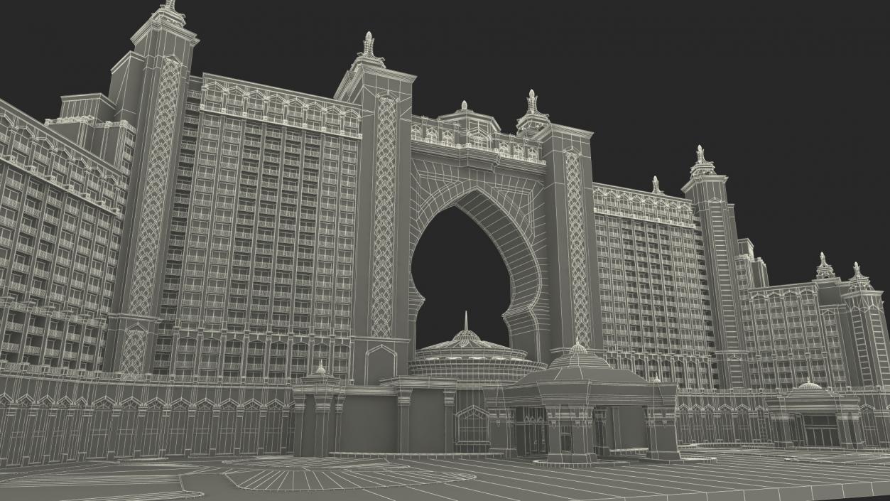 Atlantis Palm Dubai Luxury Hotel 3D