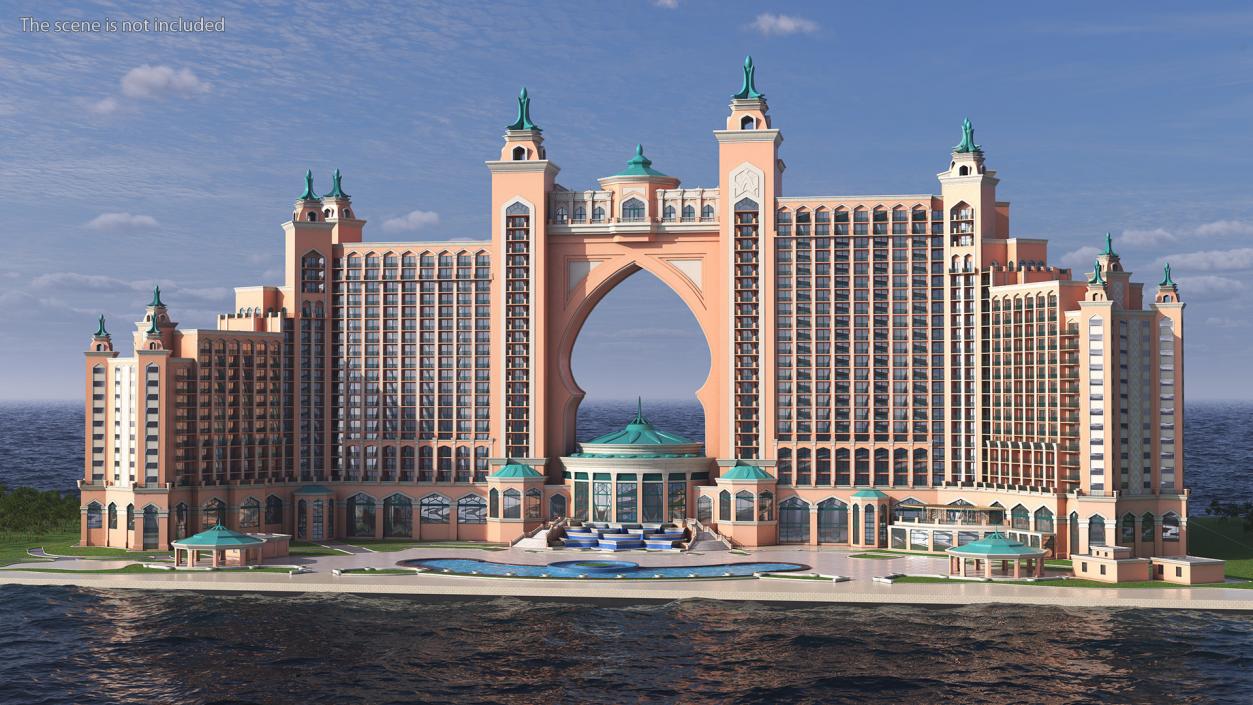 Atlantis Palm Dubai Luxury Hotel 3D