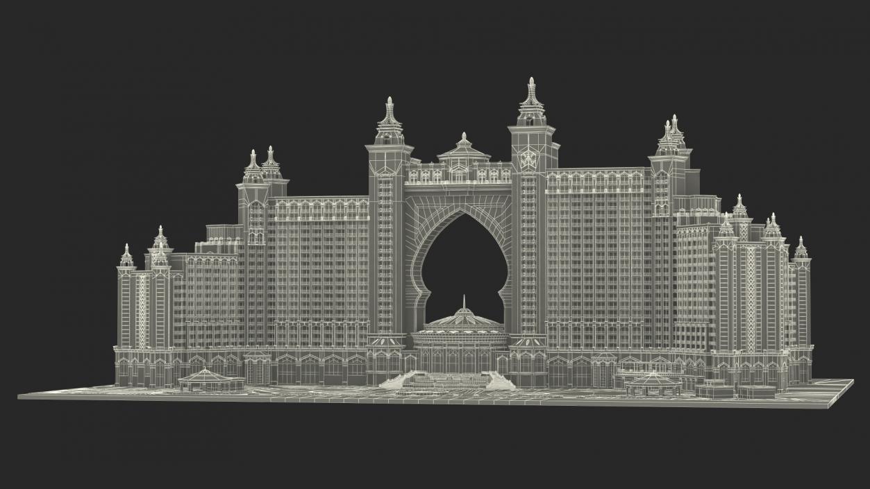 Atlantis Palm Dubai Luxury Hotel 3D