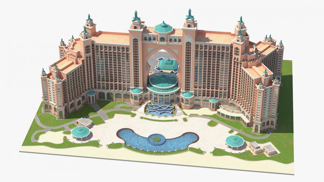 Atlantis Palm Dubai Luxury Hotel 3D