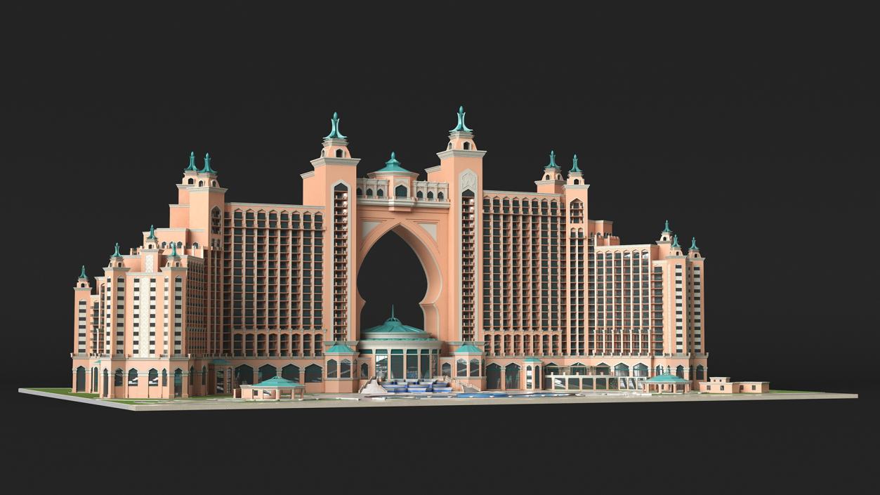 Atlantis Palm Dubai Luxury Hotel 3D