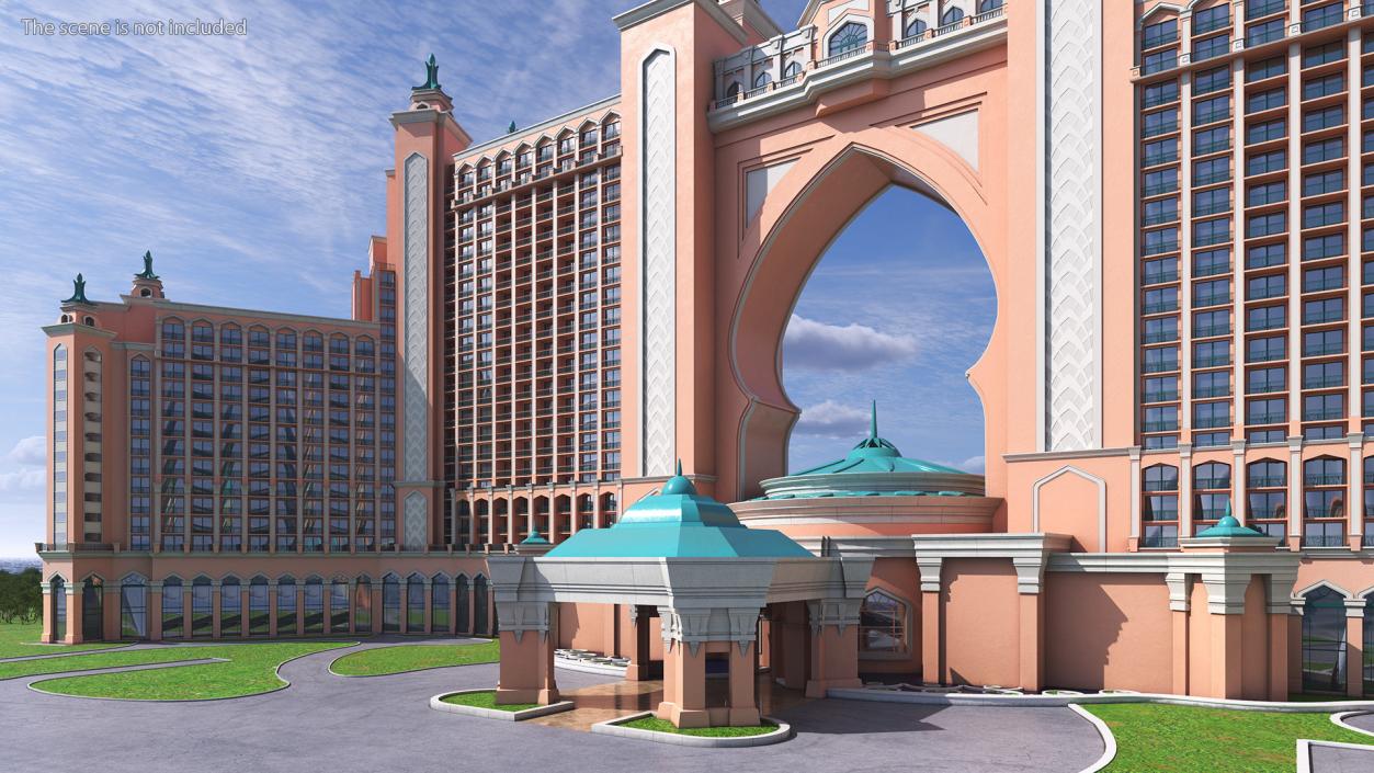 Atlantis Palm Dubai Luxury Hotel 3D