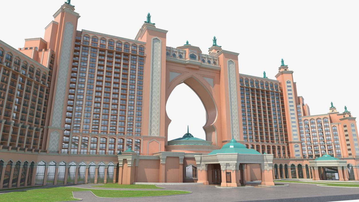 Atlantis Palm Dubai Luxury Hotel 3D