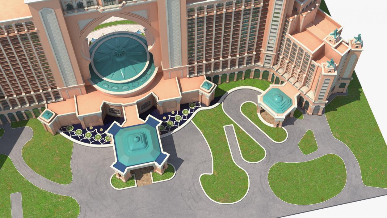 Atlantis Palm Dubai Luxury Hotel 3D