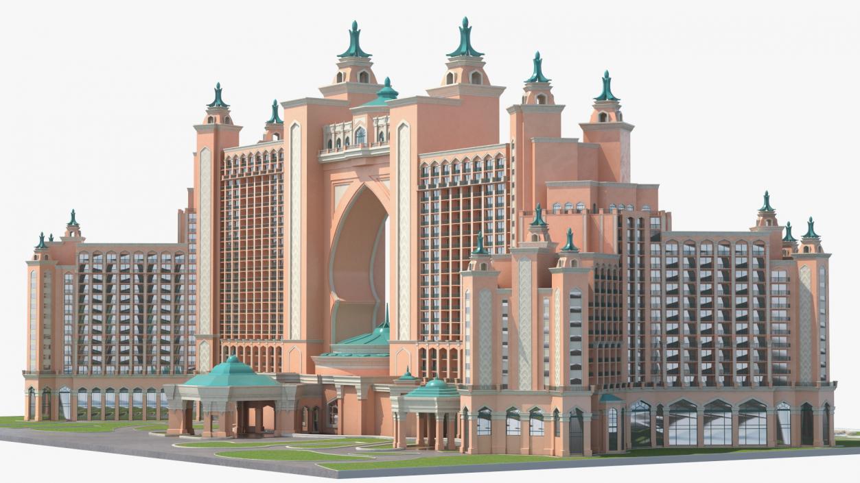 Atlantis Palm Dubai Luxury Hotel 3D