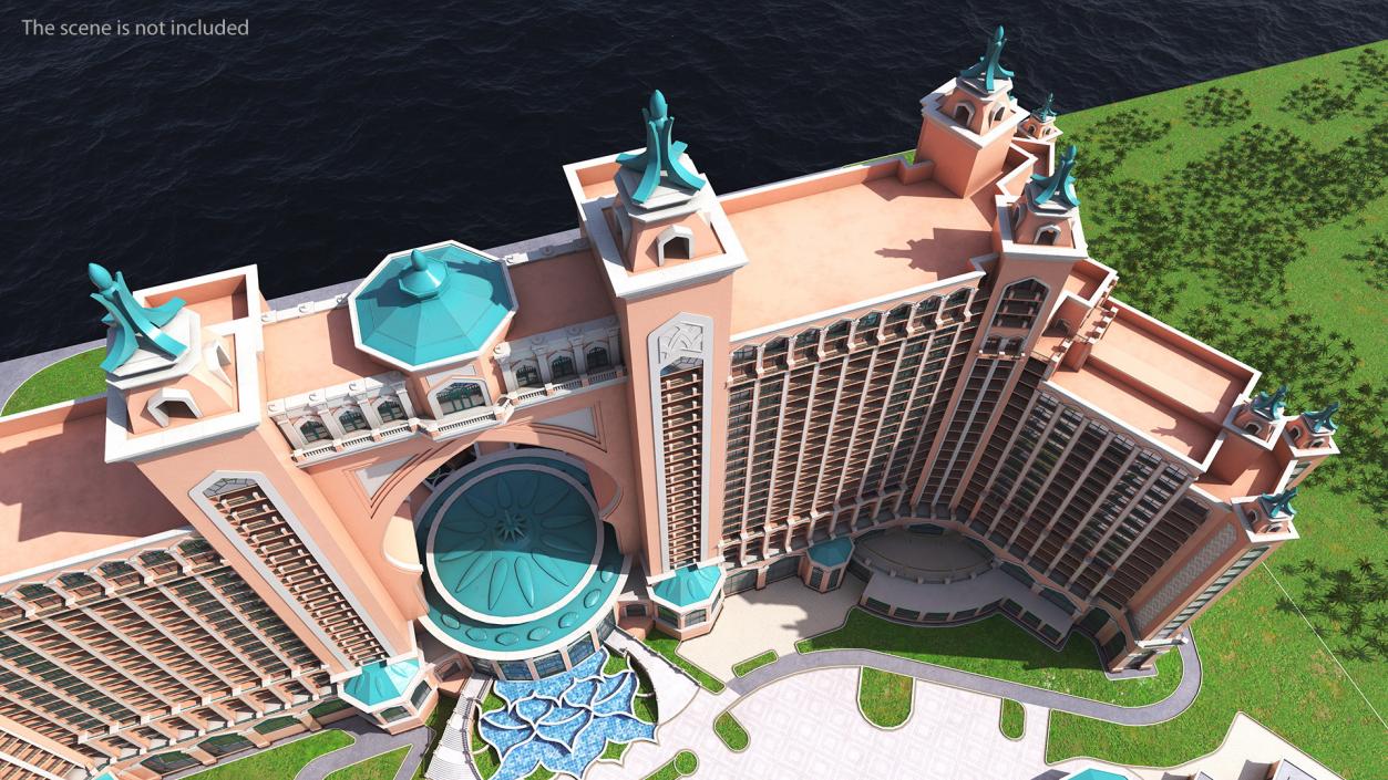 Atlantis Palm Dubai Luxury Hotel 3D