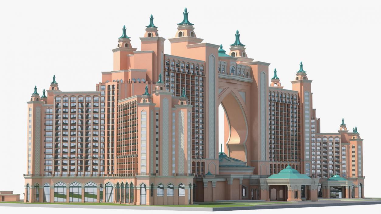 Atlantis Palm Dubai Luxury Hotel 3D