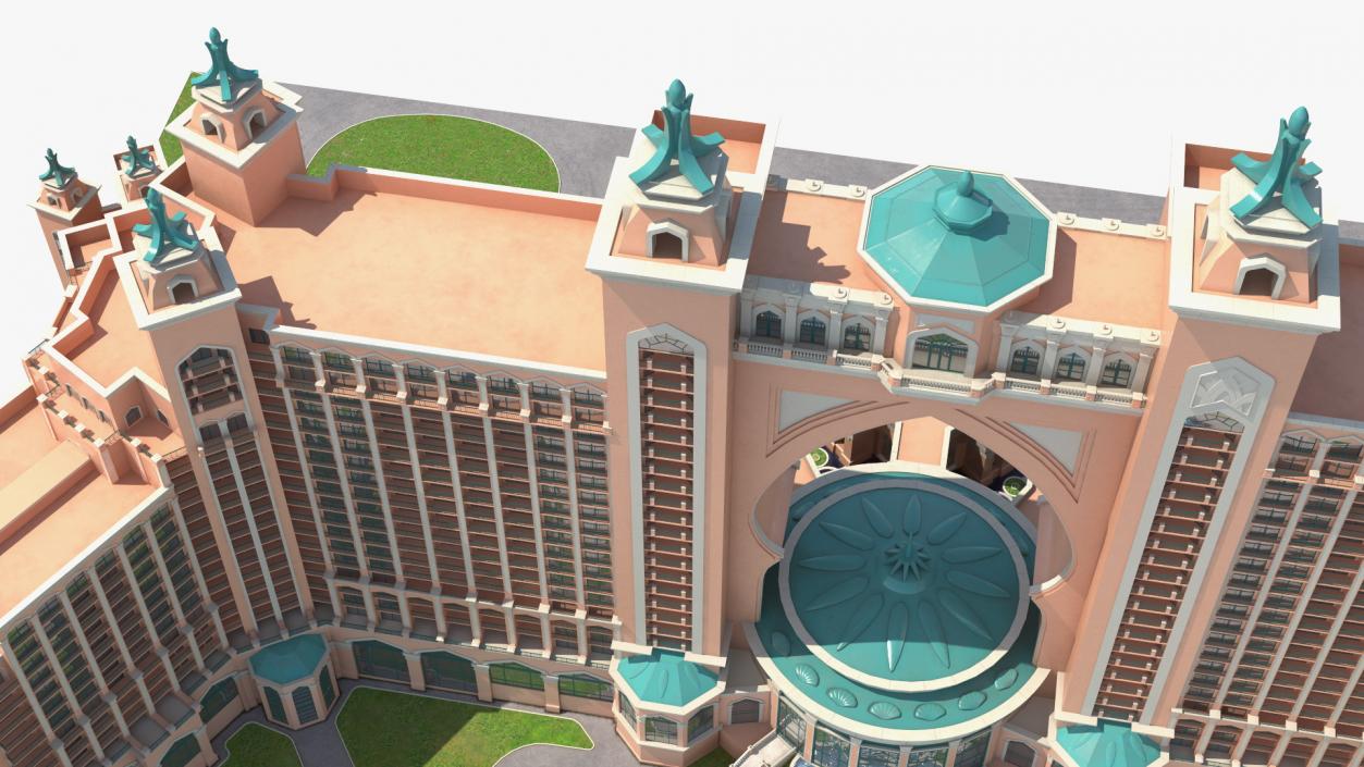 Atlantis Palm Dubai Luxury Hotel 3D