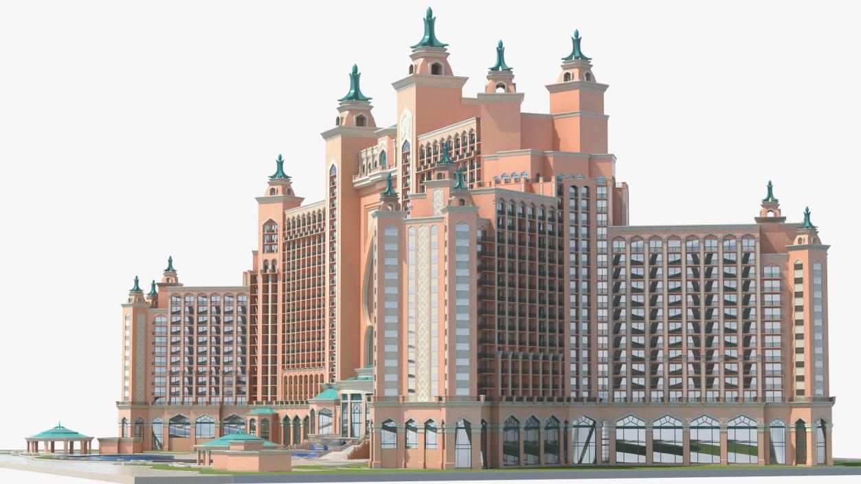 Atlantis Palm Dubai Luxury Hotel 3D