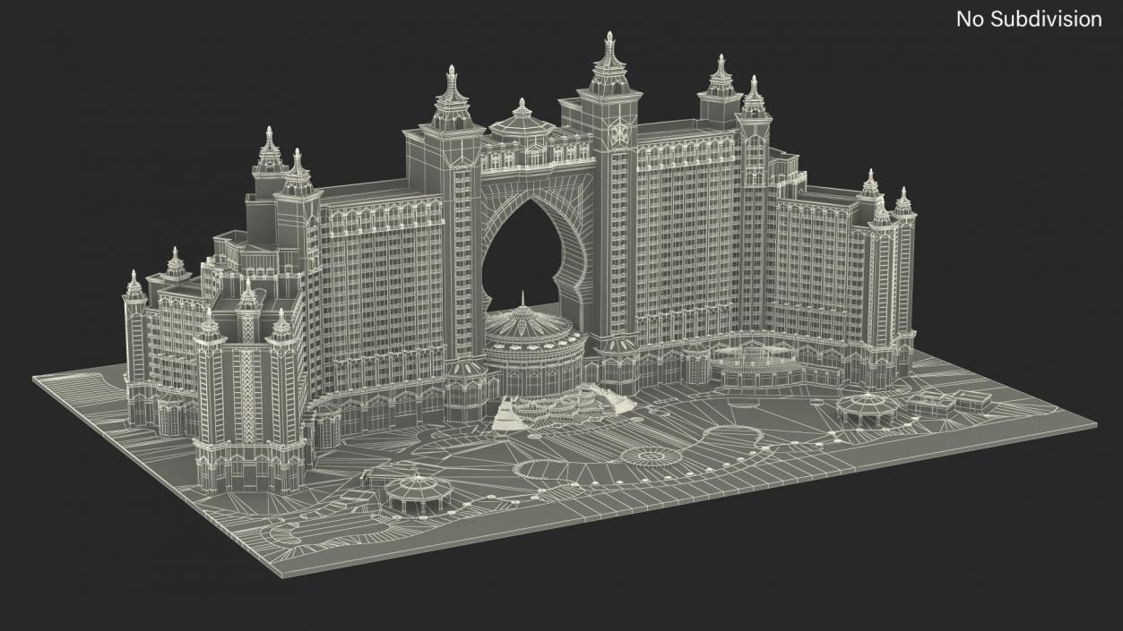 Atlantis Palm Dubai Luxury Hotel 3D